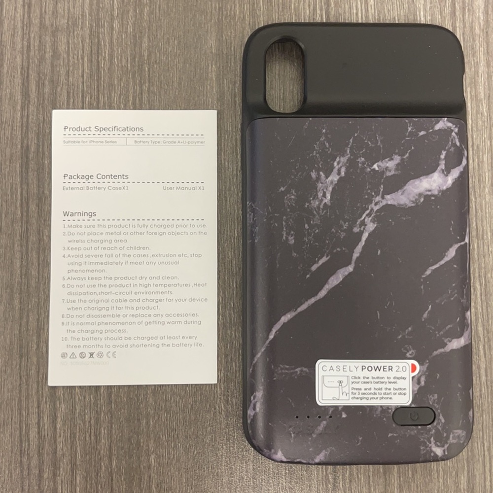 Brand new battery charging phone case iPhone X/XS